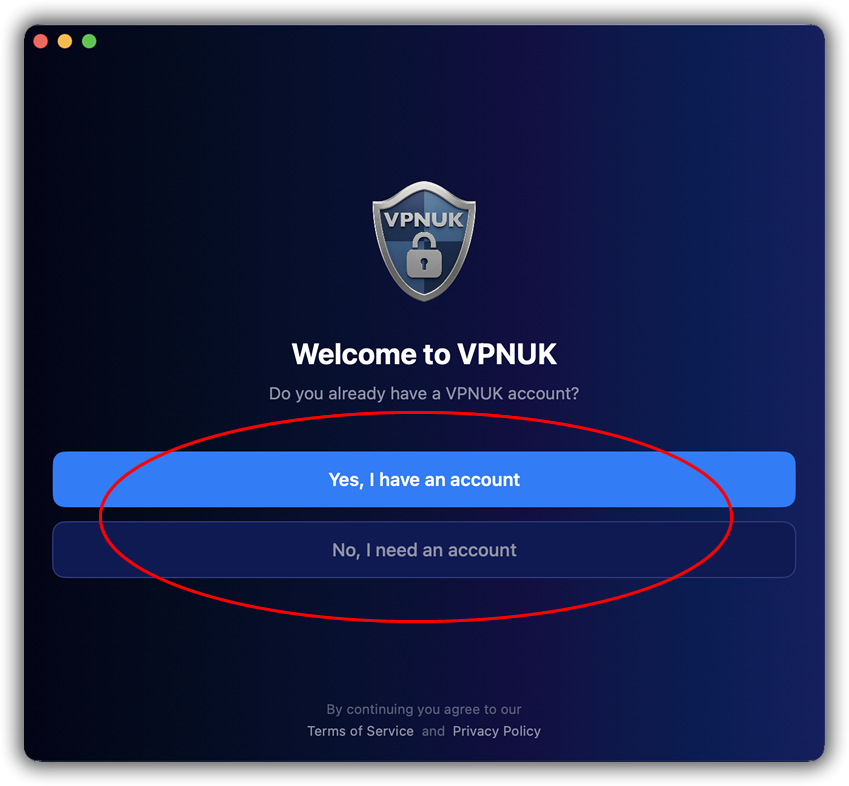 Enter Display Name, Server Address and Account Name