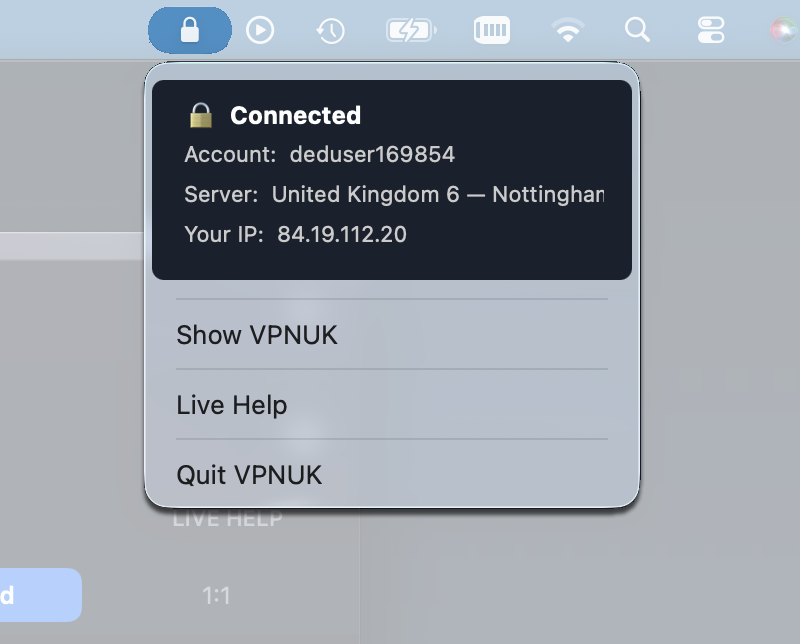 Connect to VPNUK L2TP on macOS