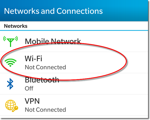 Blackberry как точка доступа wifi