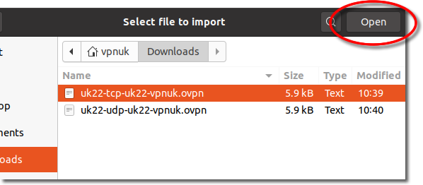 VPNUK Setup Tutorials Ubuntu 20.04 - OpenVPN