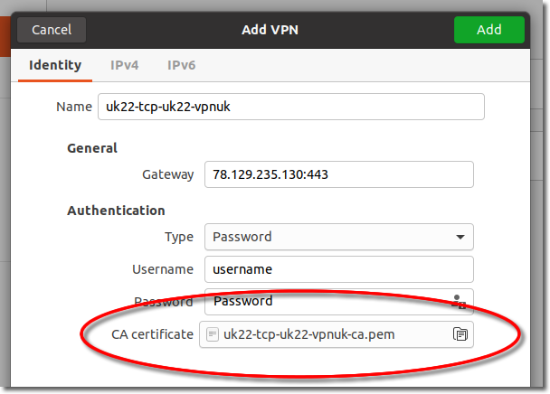 VPNUK Setup Tutorials Ubuntu 20.04 - OpenVPN